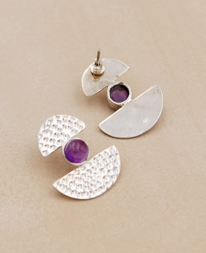 Geometric Gemstone Earrings