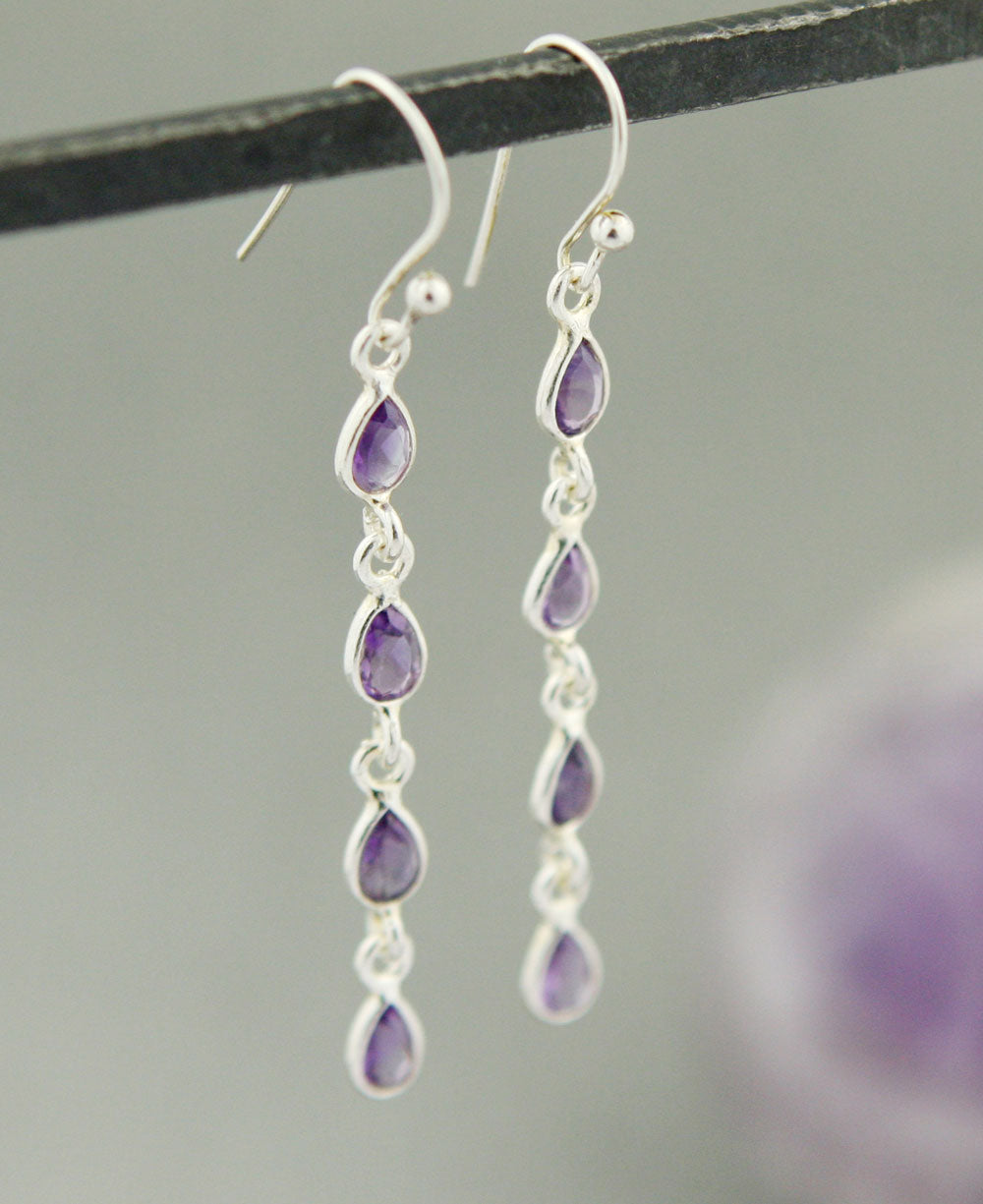 Amethyst Gemstone Earrings
