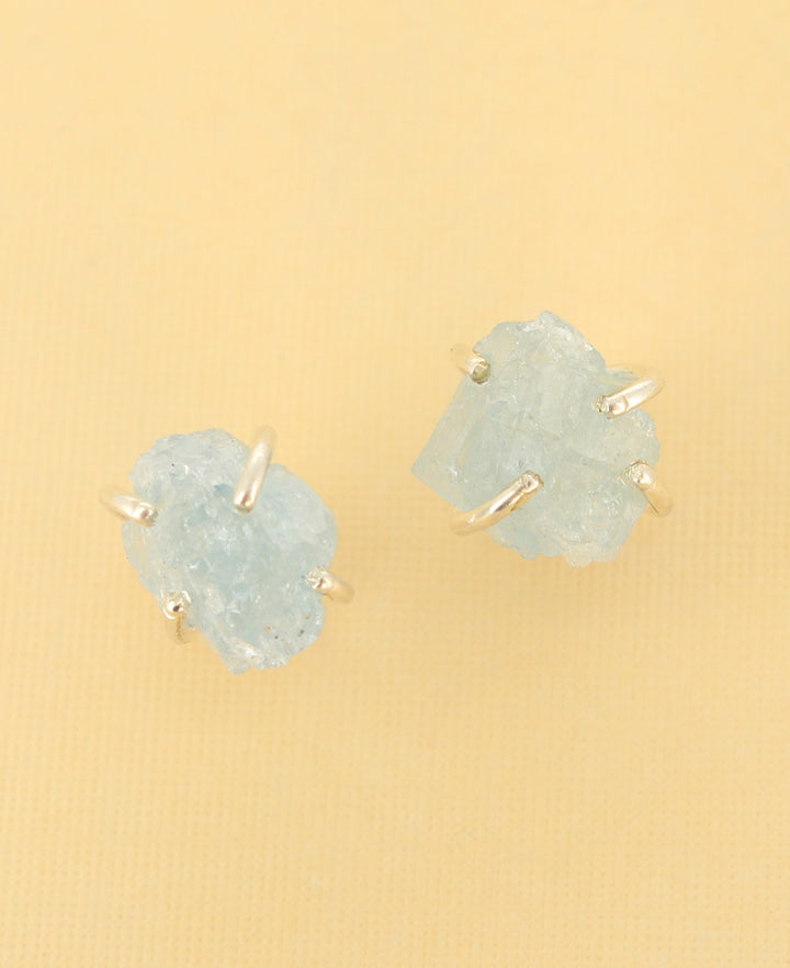 Aquamarine Stud Earrings