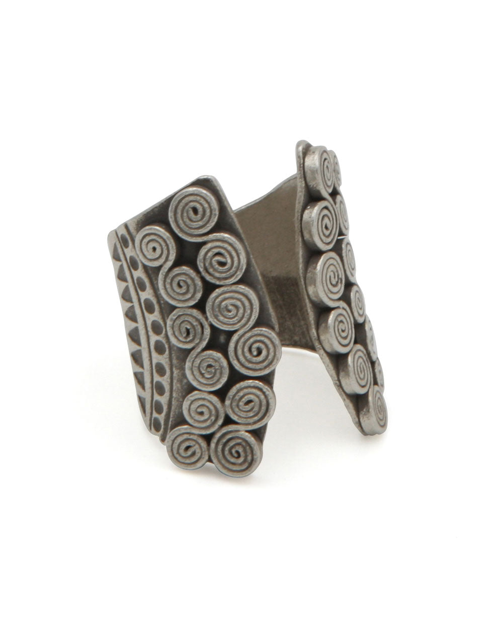 Tribe Silver Ring