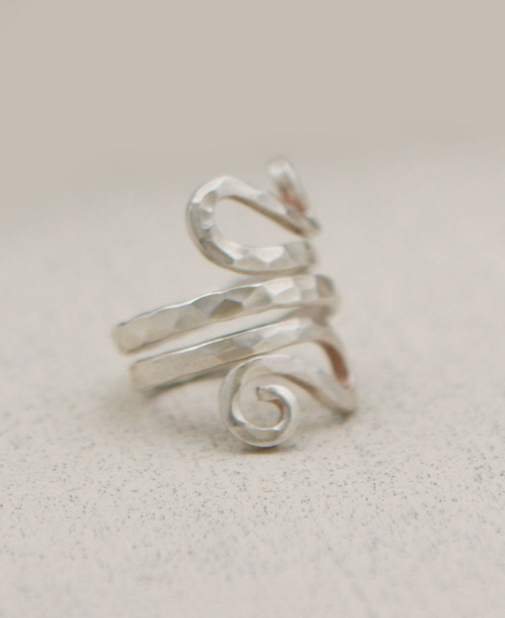 Textured Tendril Ring