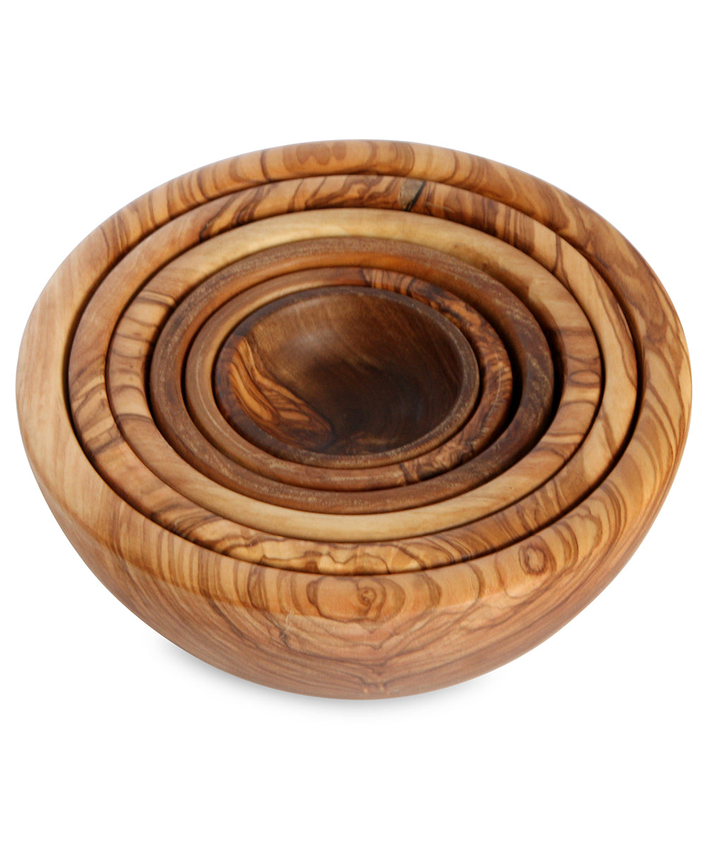 Wood Nesting Bowl