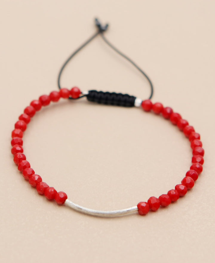 Red Bar Bracelet