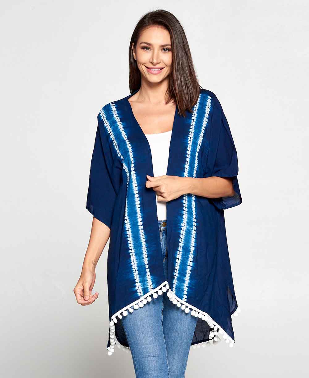 Indigo Kimono Wrap