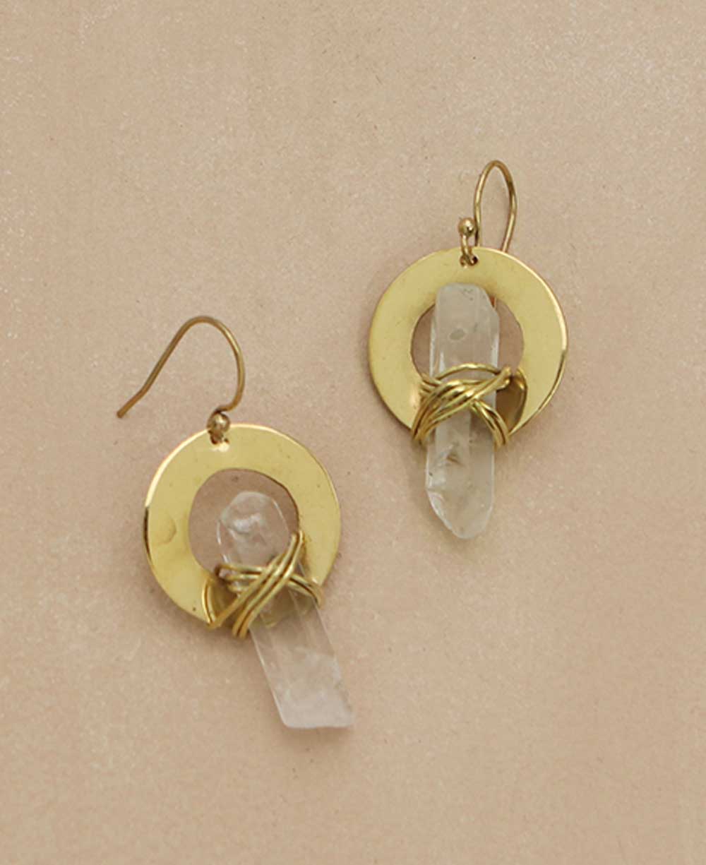 Clear Quartz Earrings