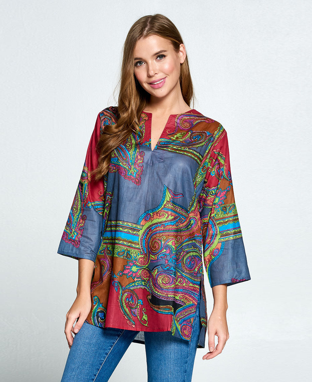 Colorful Cotton Tunic