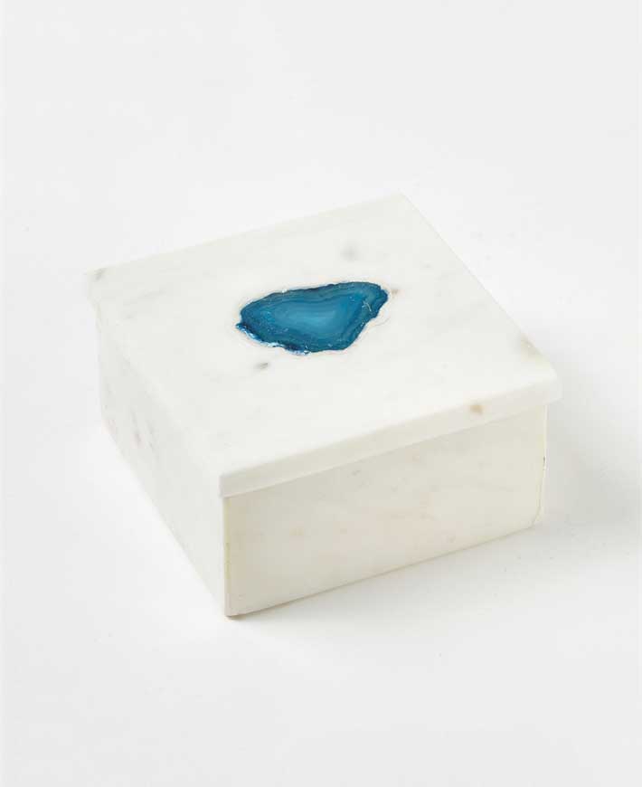 Agate Stone Box