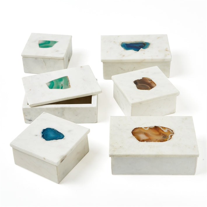 Agate Stone Boxes