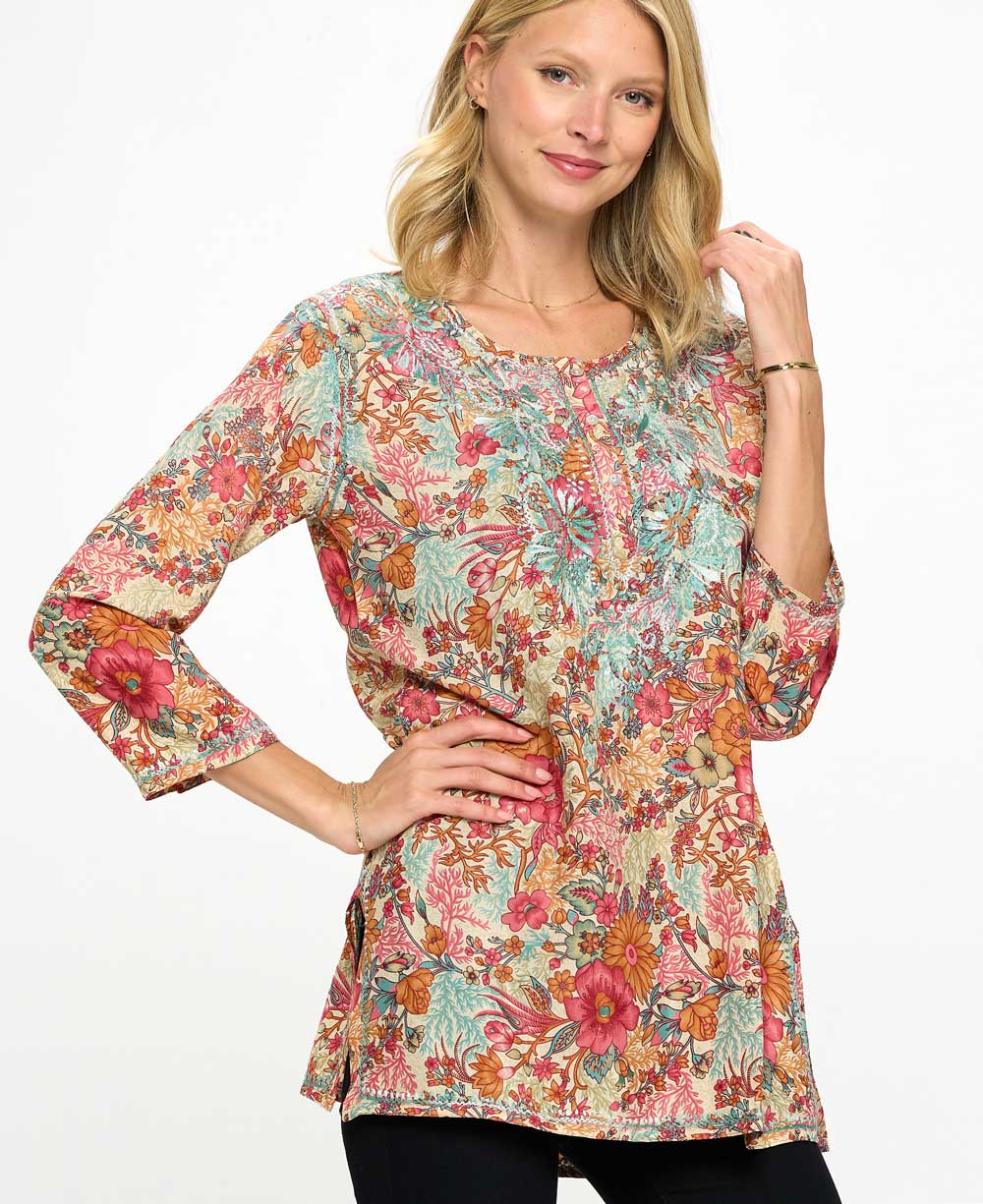 Floral Gardens Tunic