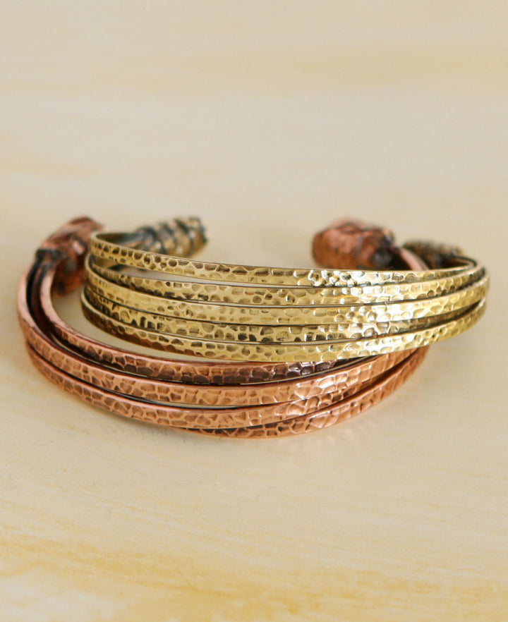 Textured Cuff Bracelet