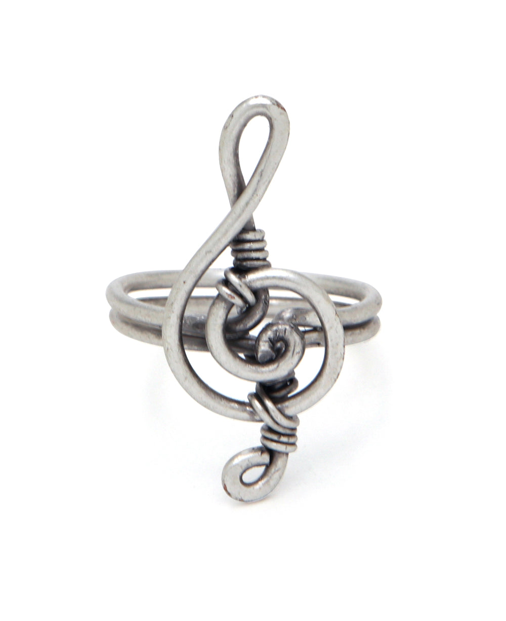 Treble Clef Music Ring