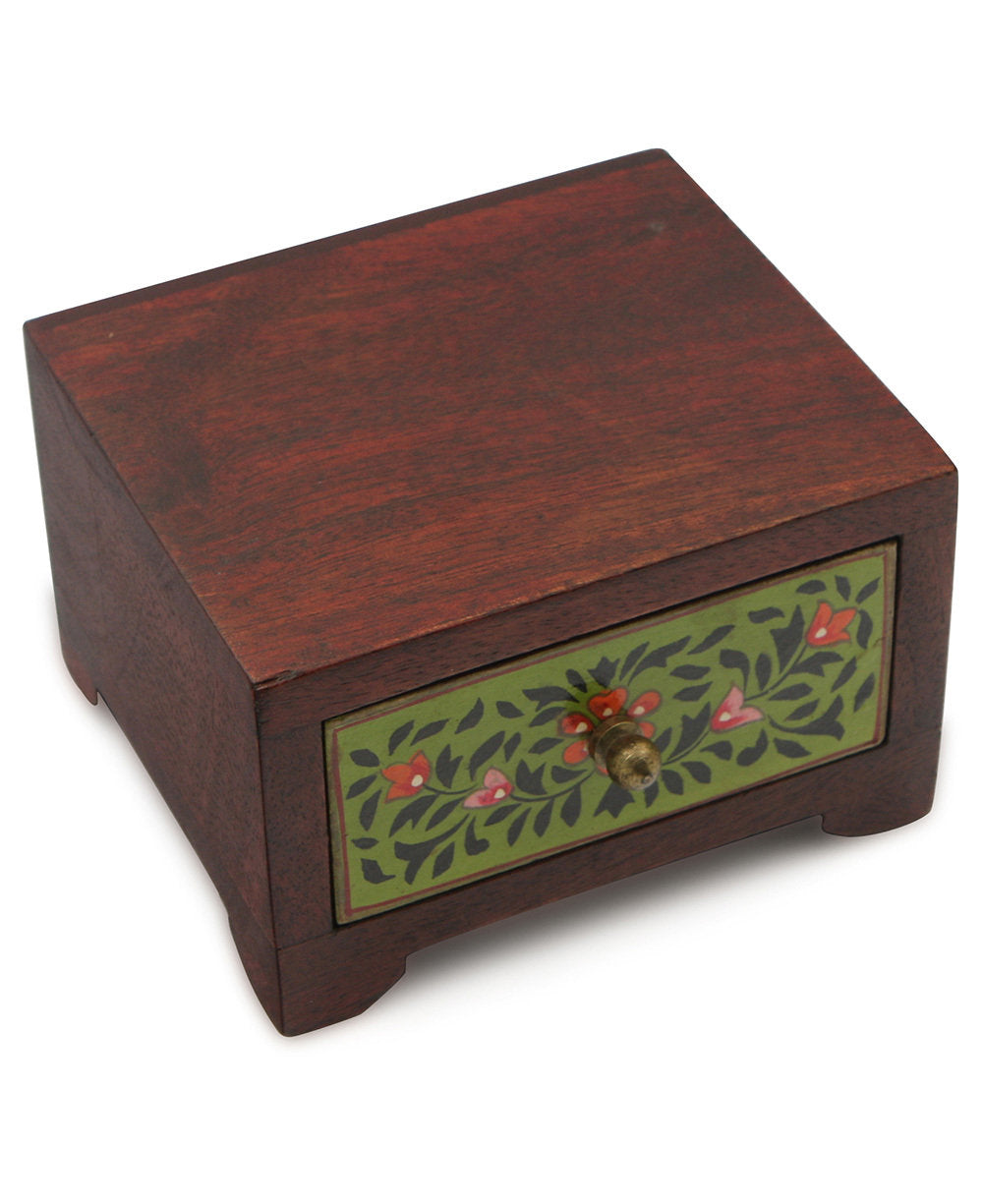 Floral Wooden Chest