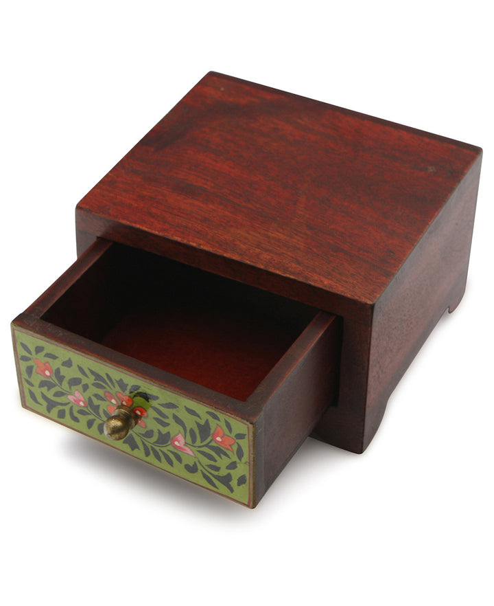 Floral Wooden Chest