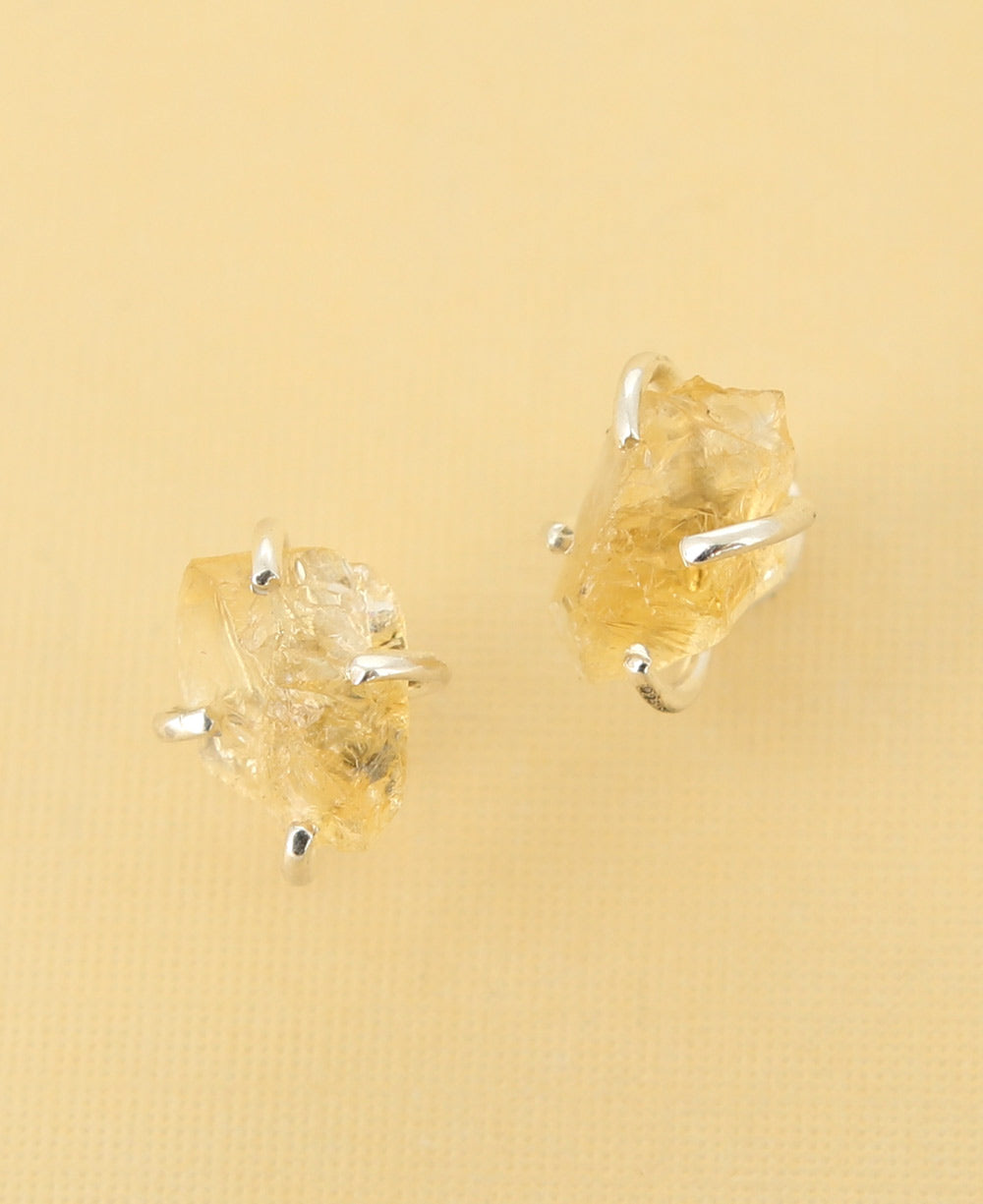 Citrine Stud Earrings