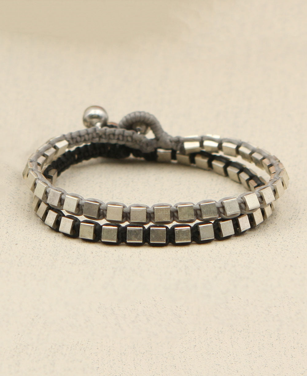 Cube Bead Bracelet