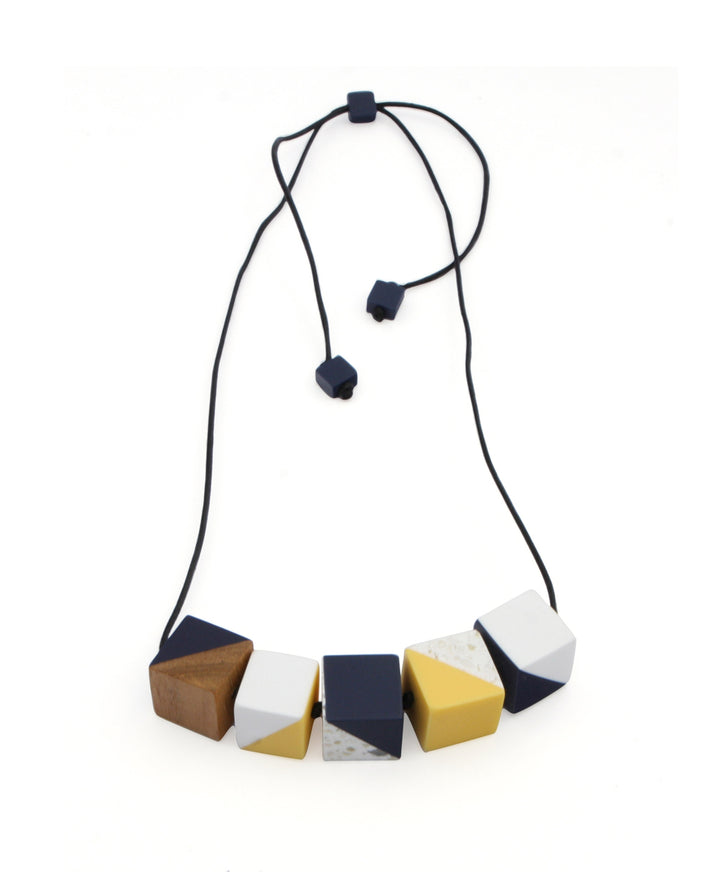 Colorful Cube Necklace
