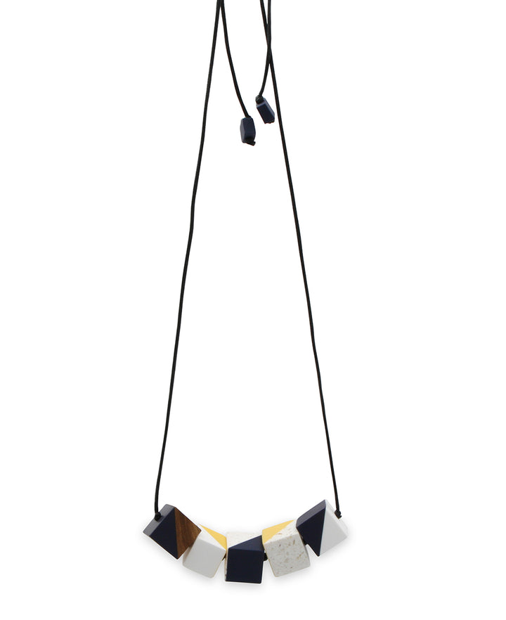 Colorful Cube Necklace