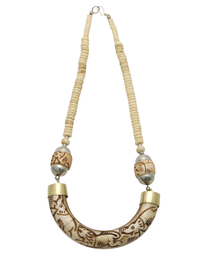 Curved Bone Necklace