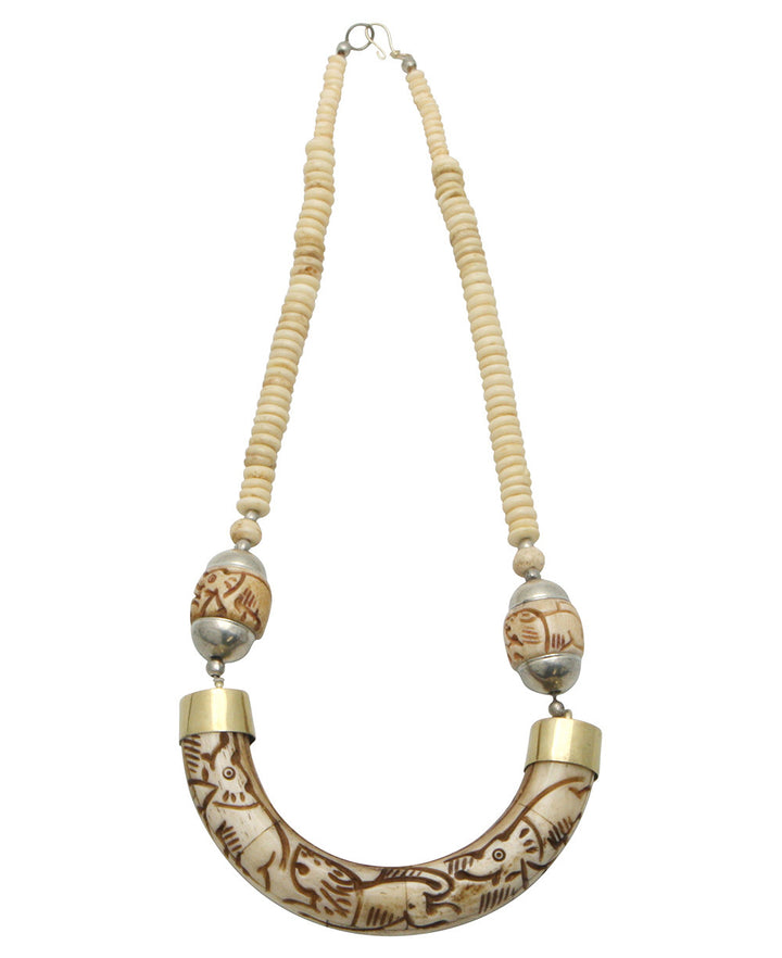 Curved Bone Necklace