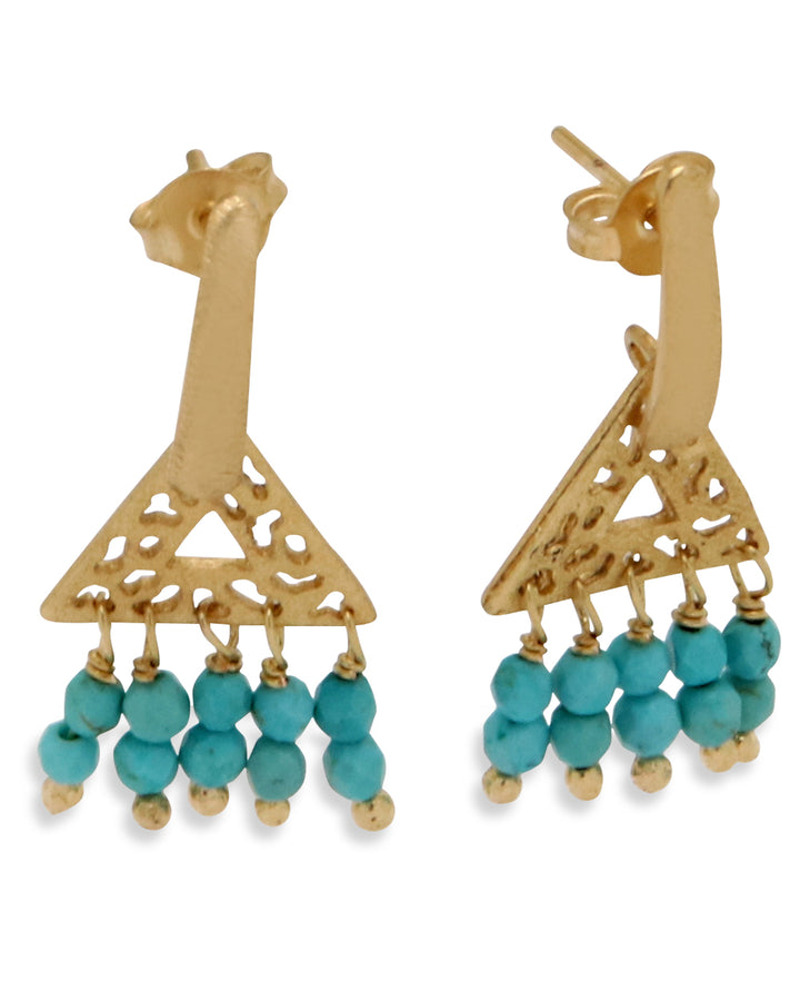 Triangle Stud Earrings
