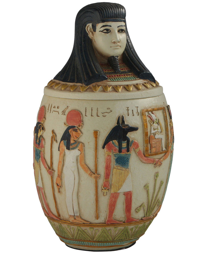Imsety Egyptian Statue Jar