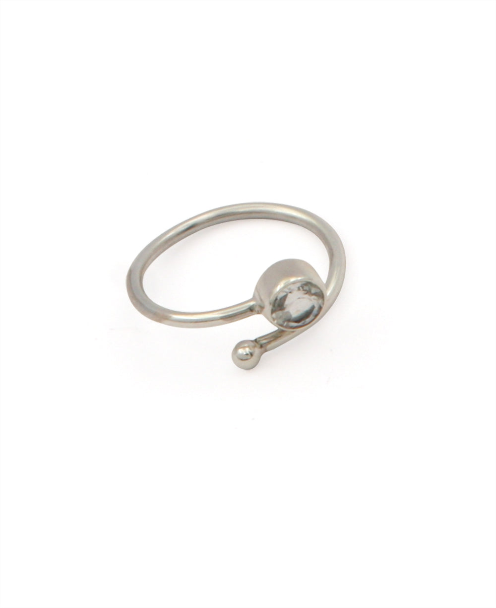 Clear Quartz Gemstone Wrap Ring