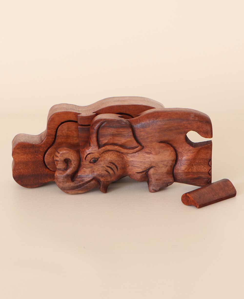 Elephant Puzzle Box