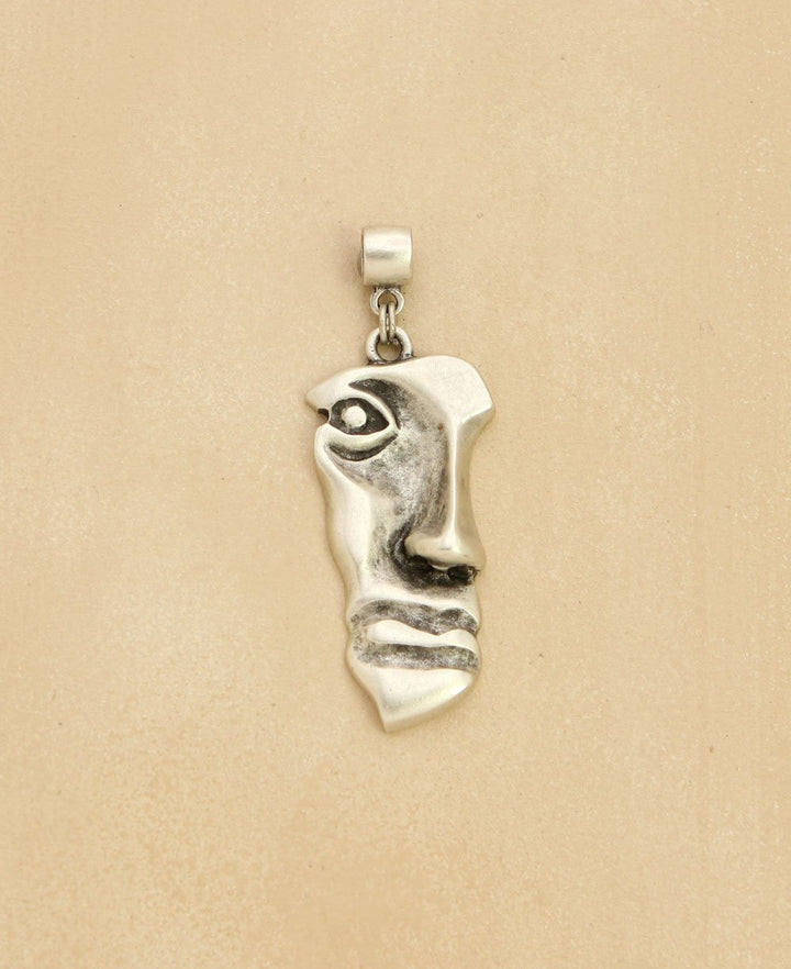 Pewter Face Pendant