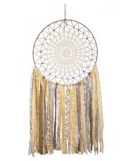 Large Size Vintage Inspired Dream Catcher, 18 Inches