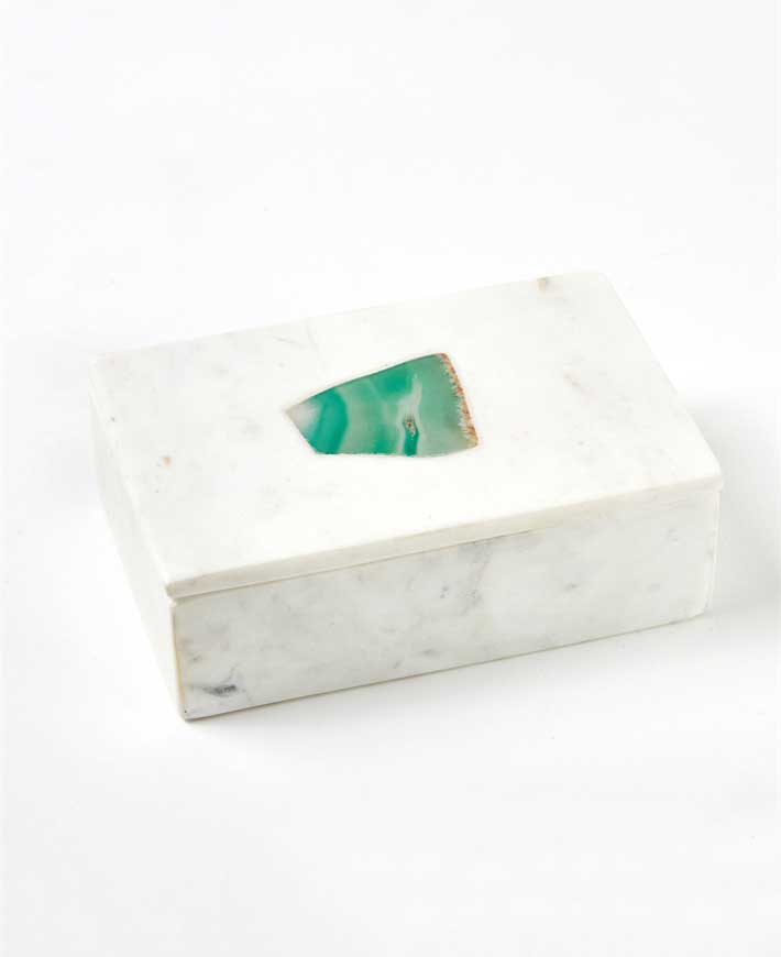 Agate Stone Box