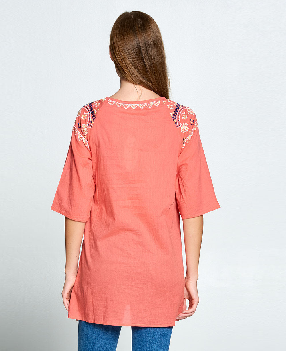 Tunic in pink