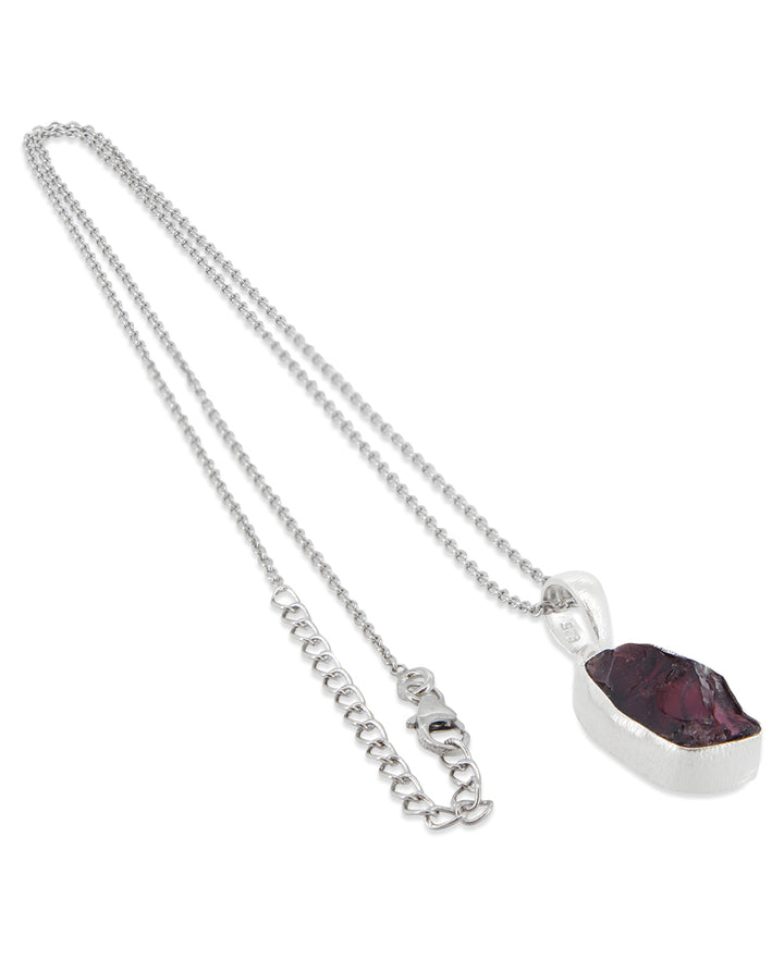 Garnet Crystal Necklace