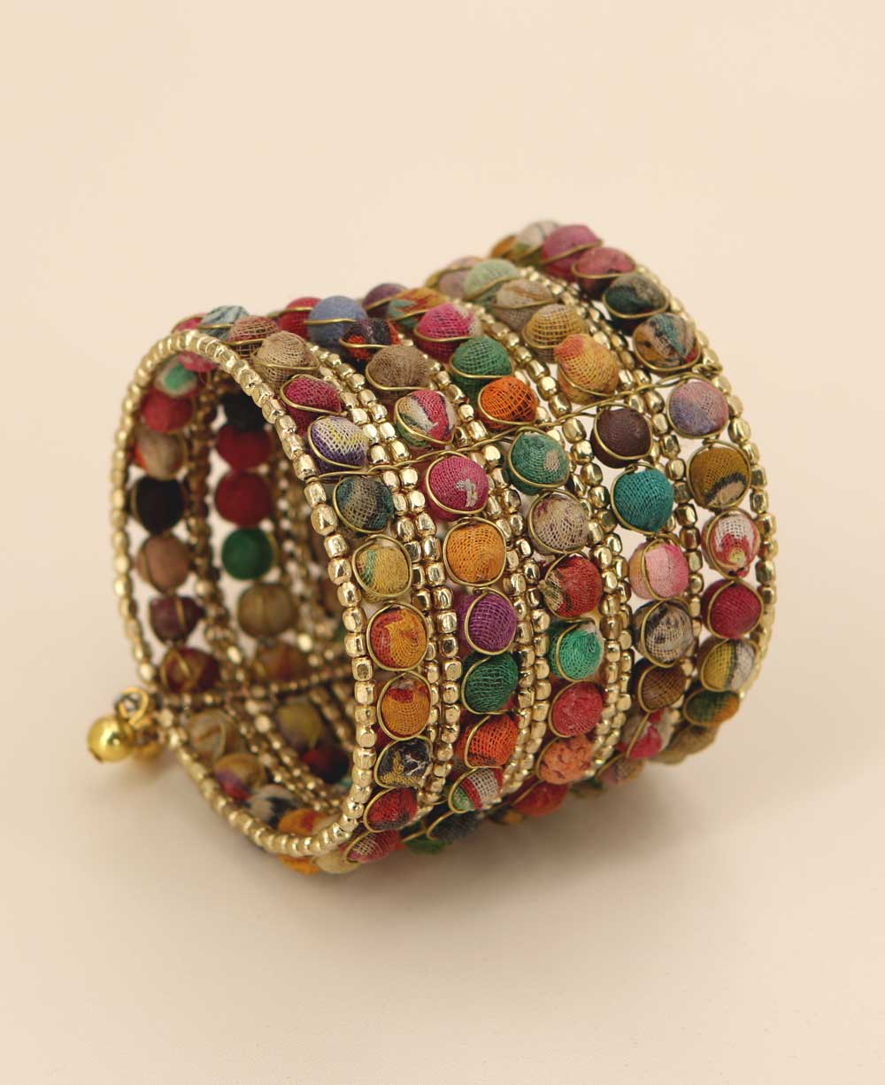 Kantha Bead Bracelet