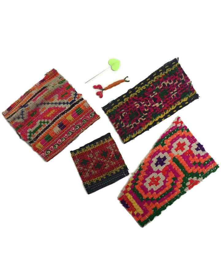 DIY Hmong Fabric Patch Kit