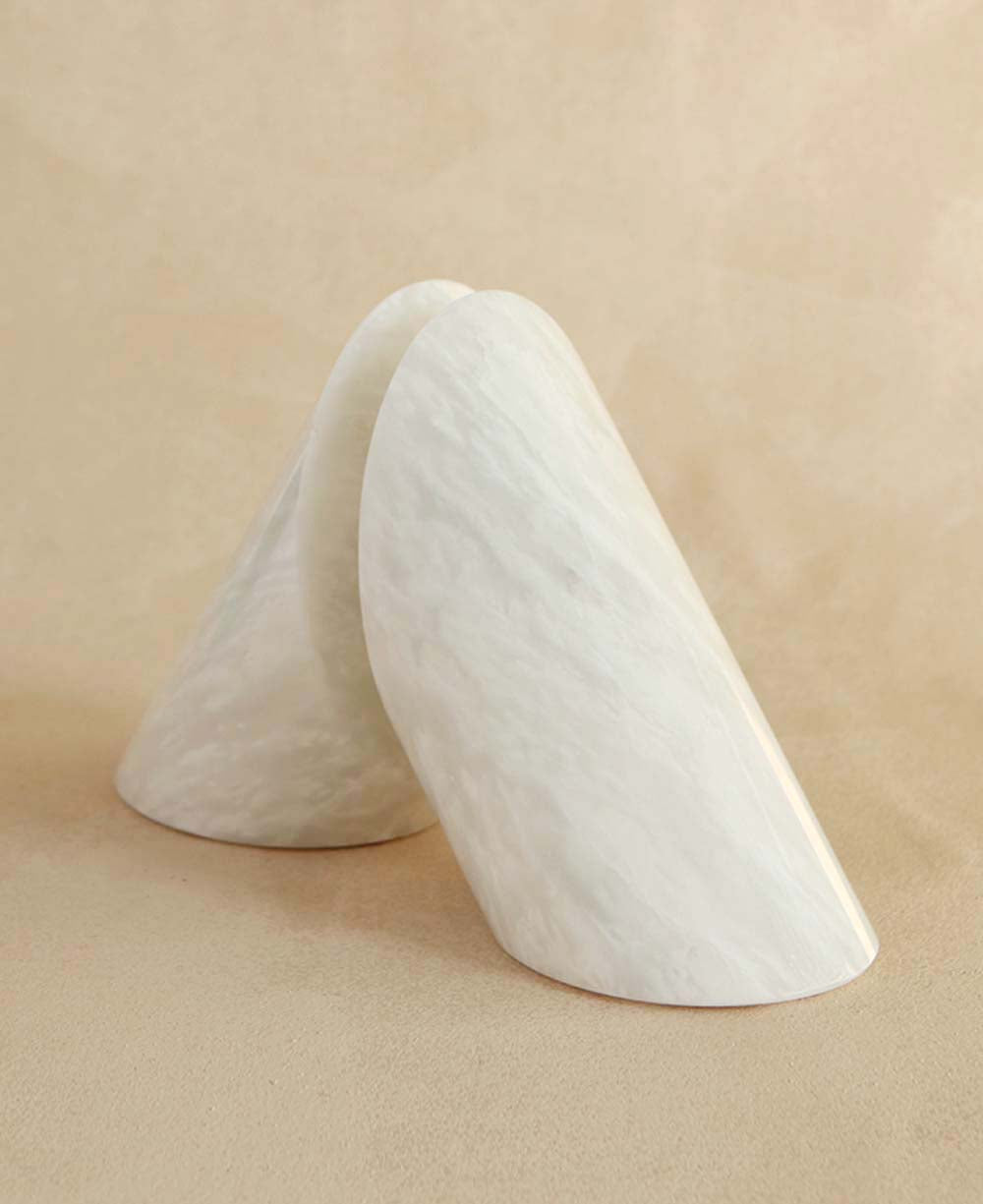 Pearl White Bookends