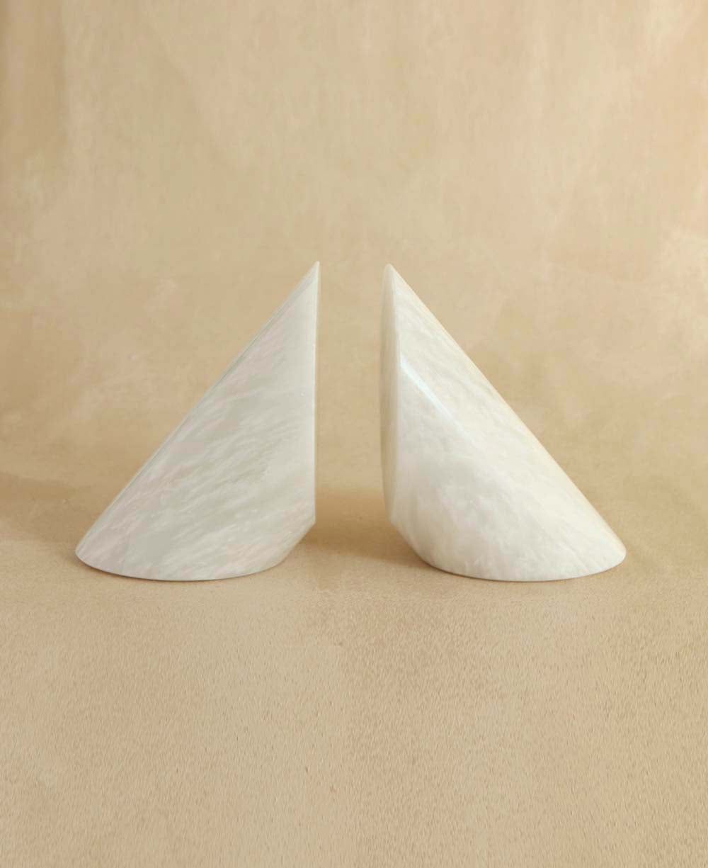 Pearl White Bookends