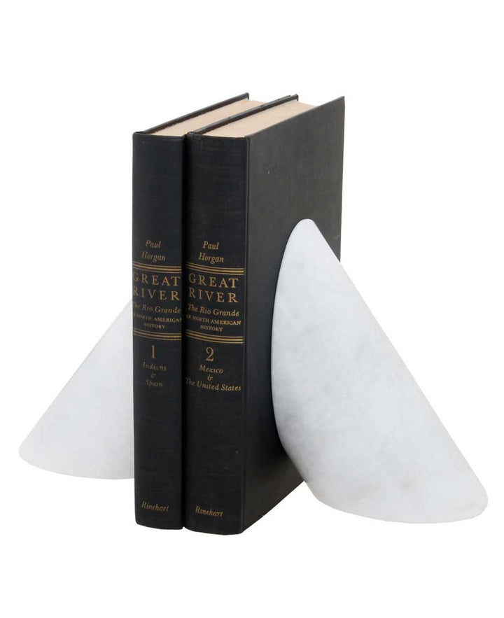 Pearl White Bookends