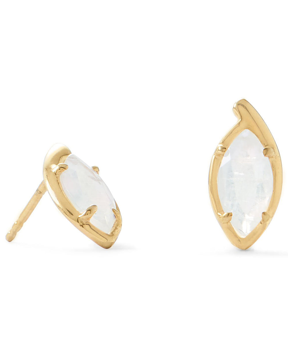 Moonstone Stud Earrings