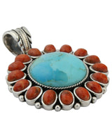 Turquoise Sunburst Pendant