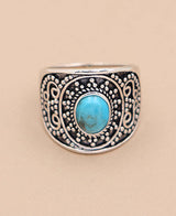 Beaded Silver Ring