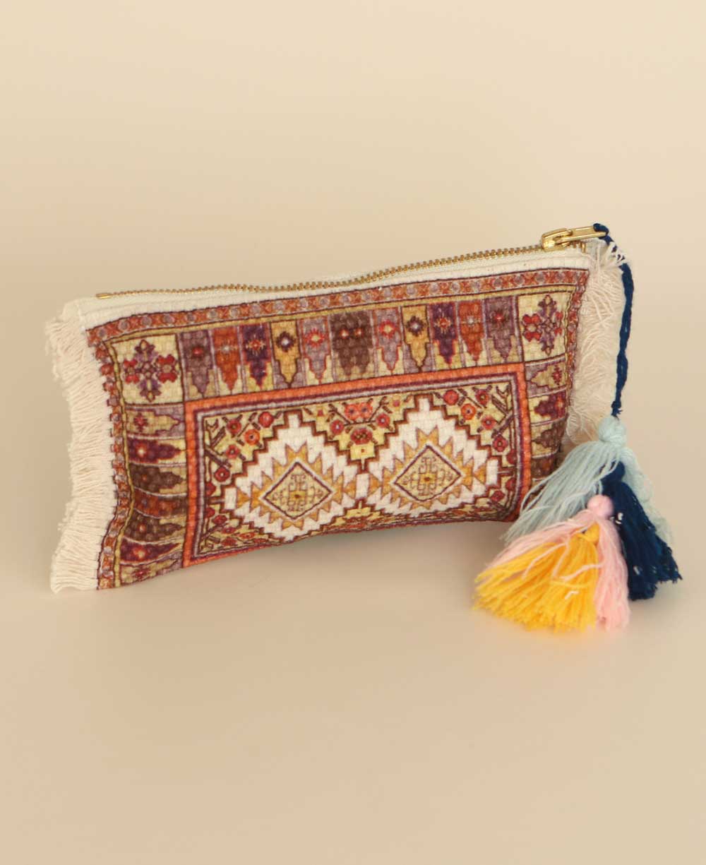 Tapestry Zippered Pouch