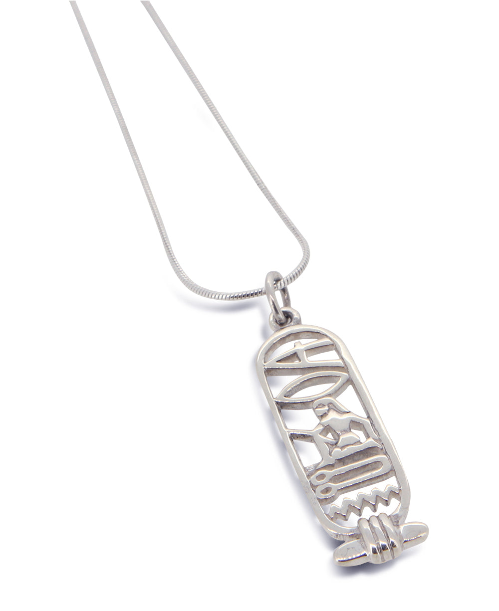 Sterling silver cartouche store