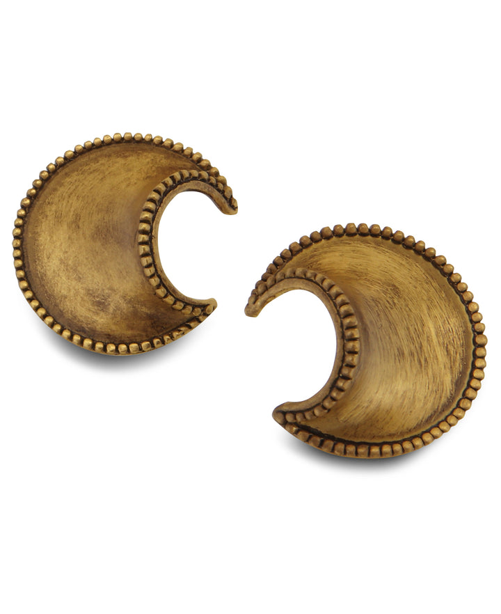 Back Crescent Earrings