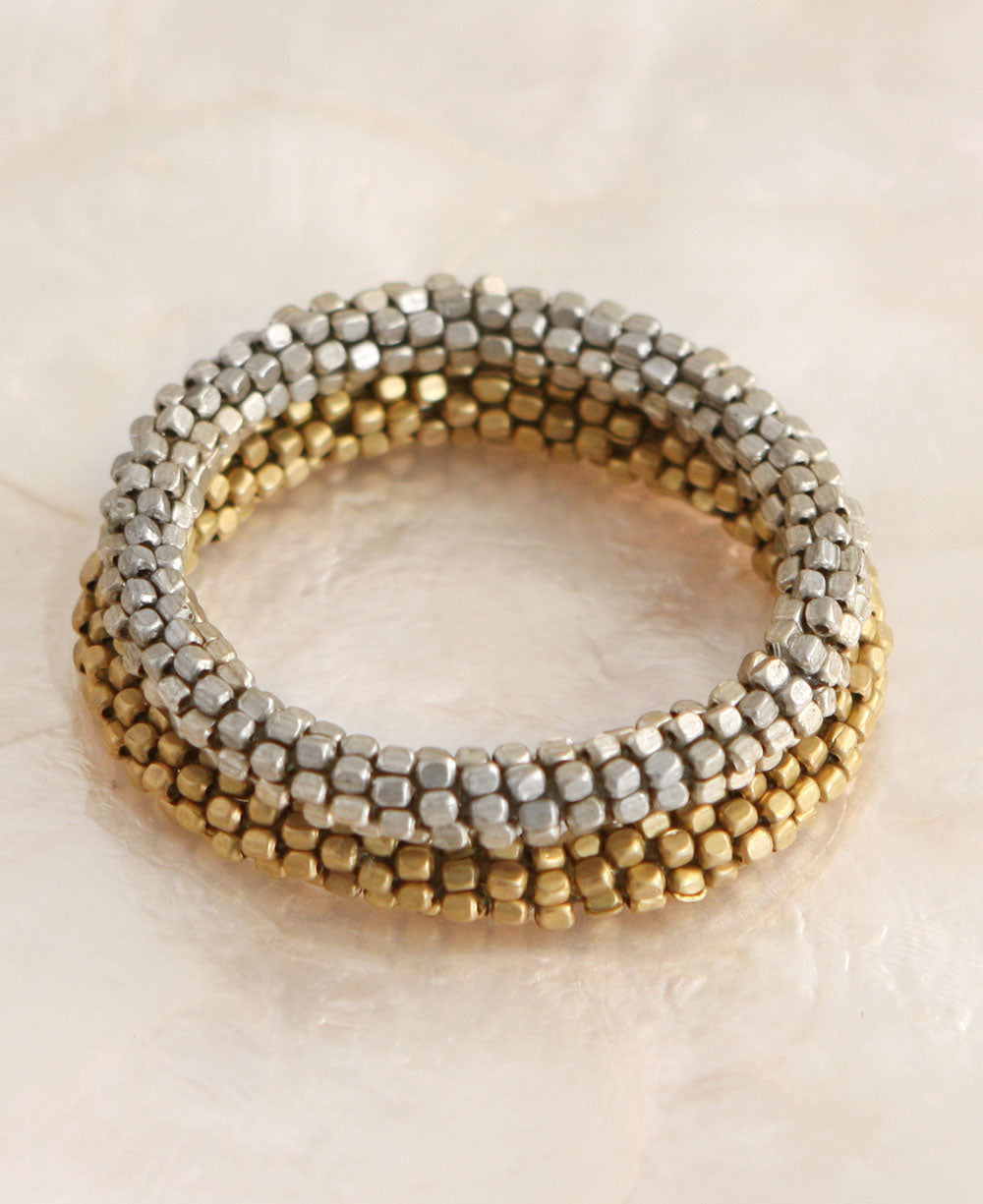 Metallic Bead Naga Bracelet, Nepal
