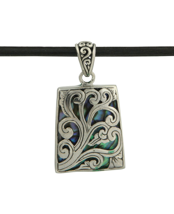 Sterling Pendant With Abalone Shell