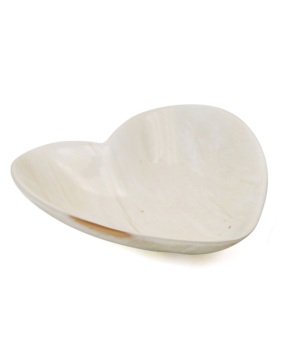 Heart Cow Horn Bowl