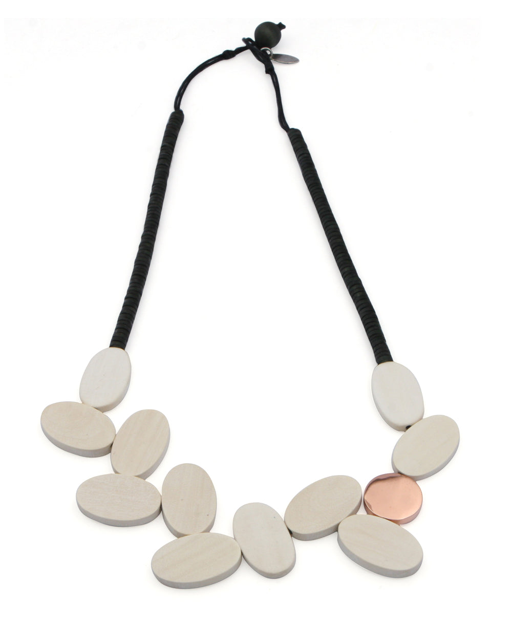 Rose Gold Bib Necklace