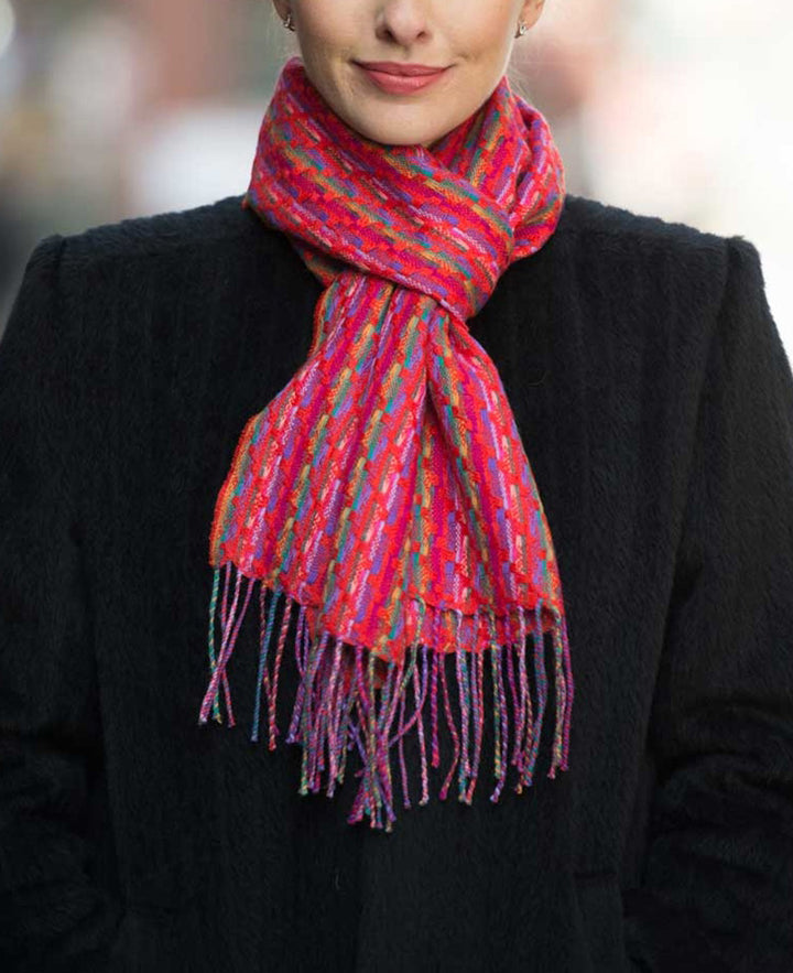 Alpaca multicolor scarf