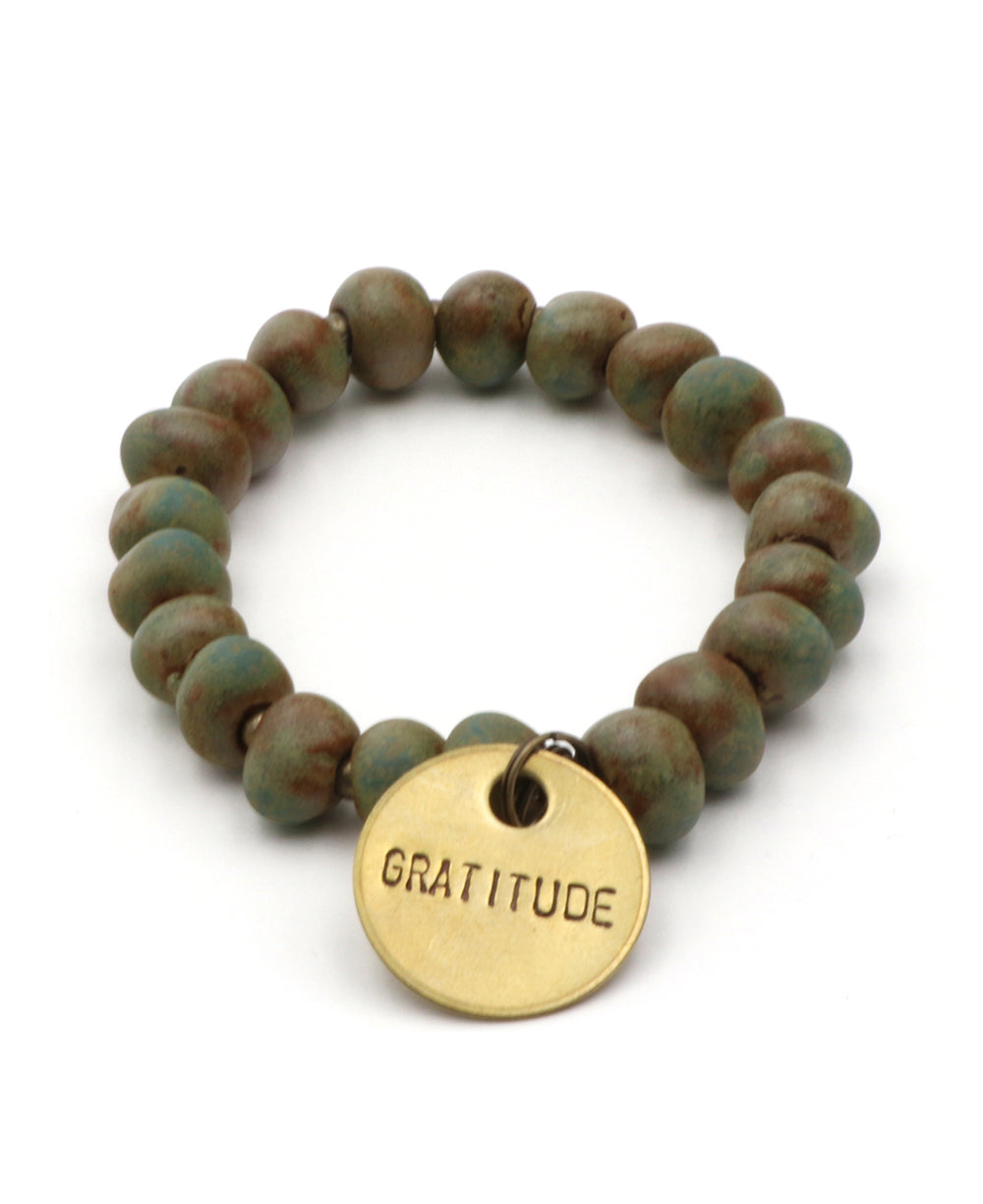Beaded Gratitude Bracelet
