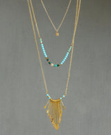 Beaded Stacked Necklace